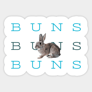 Buns Buns Buns Sticker